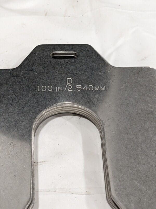 Maudlin Metal Shim Stock: Slotted, 0.1000" Thick, 5" L, 5" W Qty 5 MSD100-5