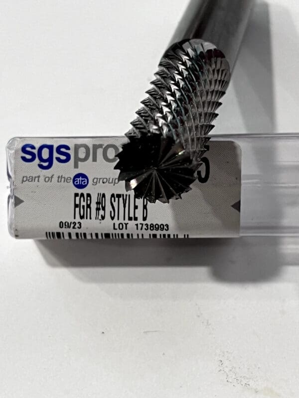 SGS Pro Abrasive Bur: 1/2" Cut Dia 1" Shank, 1" LOC 73025