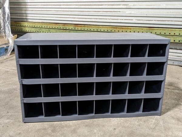 Durham Open Bin Shelving Unit 32 Compartment 33 W. x 11 D. x 19 H. 357-95