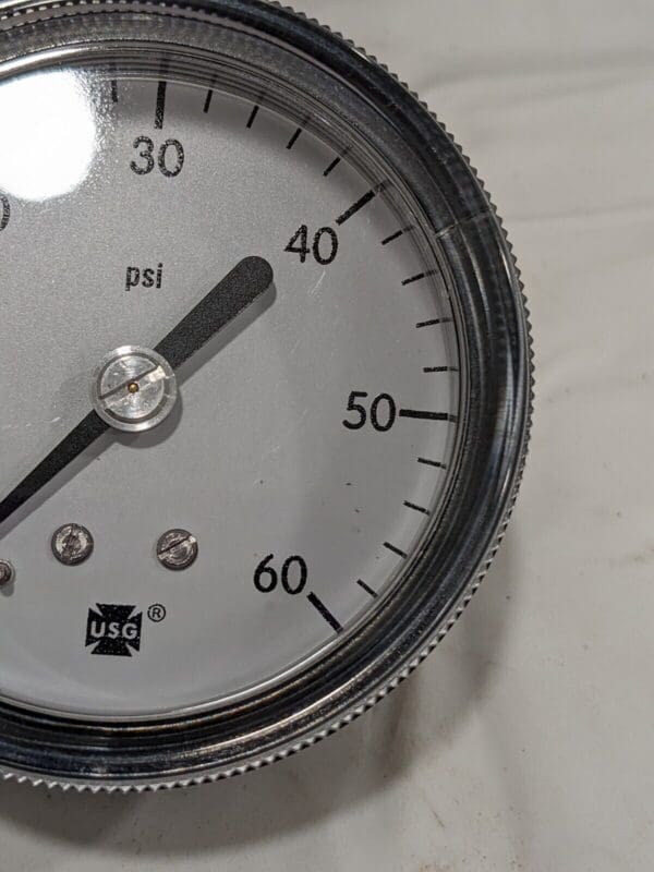 AMETEK Pressure Gauge: 2–1/2" Dial, 0 to 60 psi, 1/8" Thread 164428