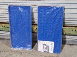 Wall Control 35P-3248BU Set of 3 Industrial Metal Pegboard Toolboard 32" x 16"