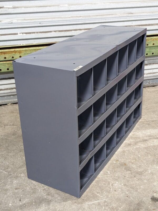 Durham Open Bin Shelving Unit 24 Compartment 33 W. x 12 D. x 24 H. 356-95