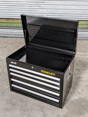 Stanley 300 Series Top Chest Tool Box 5 Drawer 26" x 16" x 19" STST22657BK