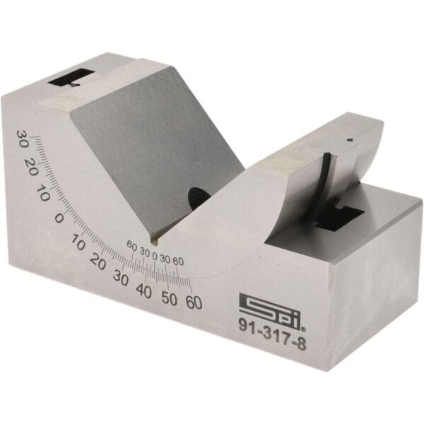 SPI 0 to 60° Adjustable Angle Block 3-3/4" L, 1-3/4" W, 2" H 91-317-8