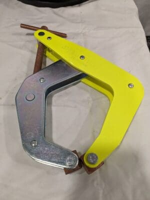 KANT-TWIST Lever Clamp, 6 Inch Opening, Yellow K060TDHVYW