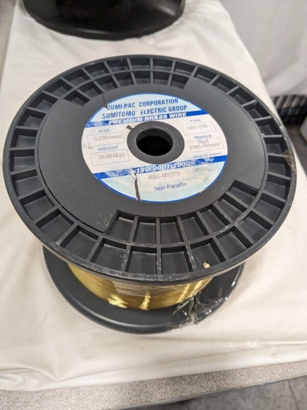 Sumitomo Brass Wire 0.250mm Hard 1000 N/mm Tensile 10 Kg SBS-25H