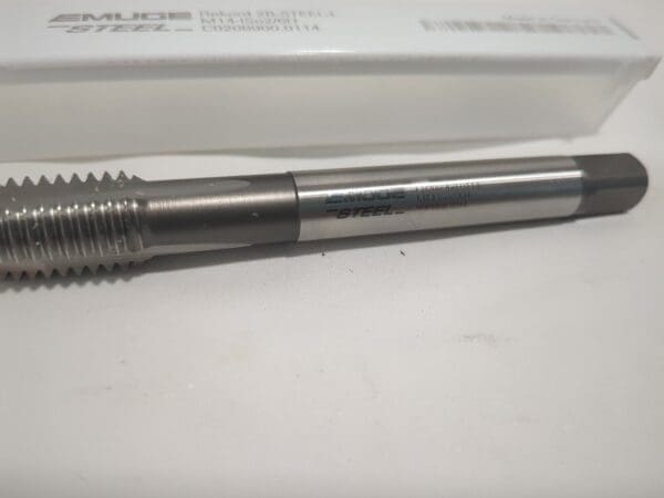 EMUGE Spiral Point Tap: M14x2 Metric, 3 Fl HSS-E Cobalt C0208900.0114