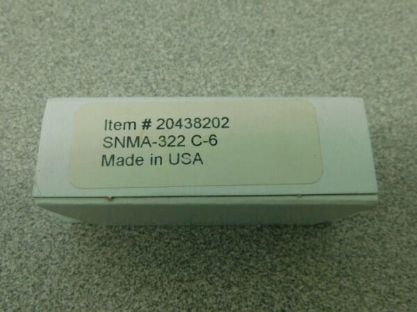 Turning Insert: SNMA322 C5/P30, Carbide pack of 10 20438202