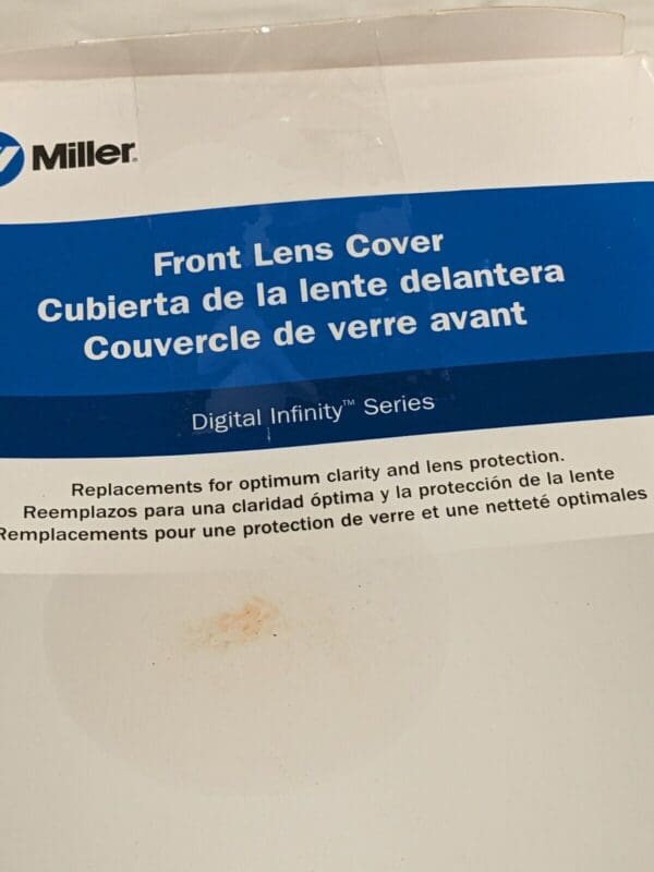 MILLER ELECTRIC Welding Lenses & Plates 6X5-5/8 Qty 5 271320