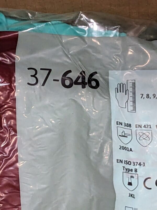 Ansell Chemical Resistant Gloves Size XL Qty 5 Dozen Pairs 37-646-10