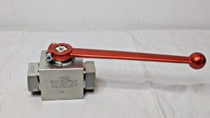 Hydac Hydraulic Ball Valve 3/4" Pipe 420 Bar 6000 PSI KHB-20NPT-1114-11X