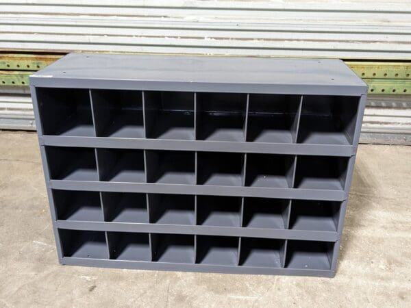 Durham 356-95 Open Bin Shelving Unit 24 Compartment 33 W. x 12 D. x 24 H.