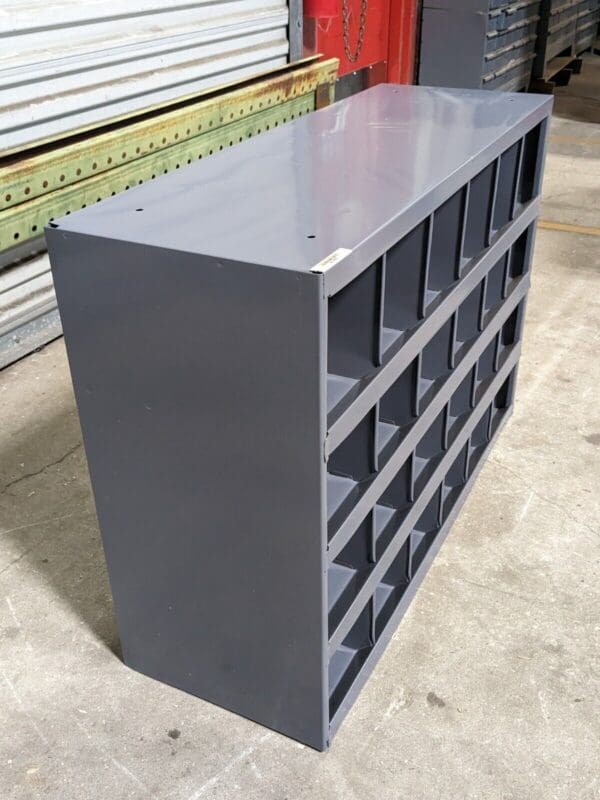 Durham 356-95 Open Bin Shelving Unit 24 Compartment 33 W. x 12 D. x 24 H.