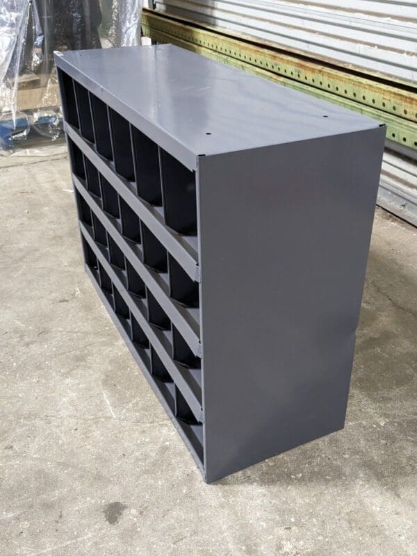 Durham 356-95 Open Bin Shelving Unit 24 Compartment 33 W. x 12 D. x 24 H.