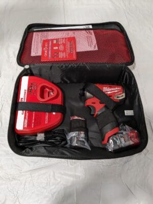 MILWAUKEE Cordless Impact Driver 12V 1/4" Drive 37.5 ft/lb 3,000 RPM 2551-22