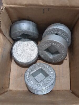 COOPER CROUSEHINDS 5pk Conduit Plug Cast Iron, 2" Trade Size PLG6M