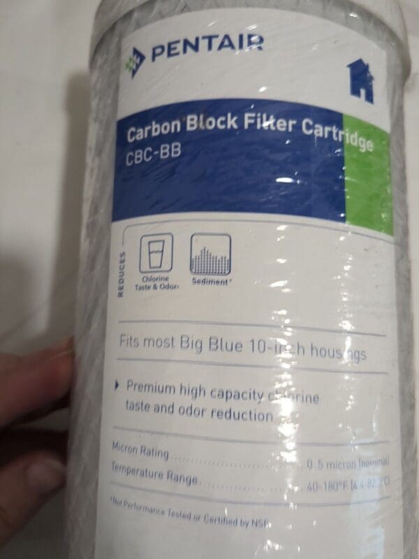 Pentek CBC-BB, 10 Inch Carbon Block CTO, VOC Water Filter CBC-BB