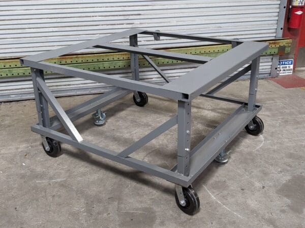 Little Giant Mobile Pallet Stand 48" x 48" Deck 3600 lb Capacity PDEH4848-6PH2FL