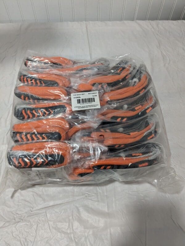 MCR Ultratech 13-Ga Cut Resistant Gloves Nitrile Orange Sz L Qty 12 UT2952L