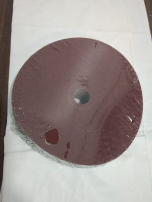 NORTON 25pk Fiber Disc 7" Disc Dia 7/8" Hole Arbor Hole 80 Grit Aluminum Oxide