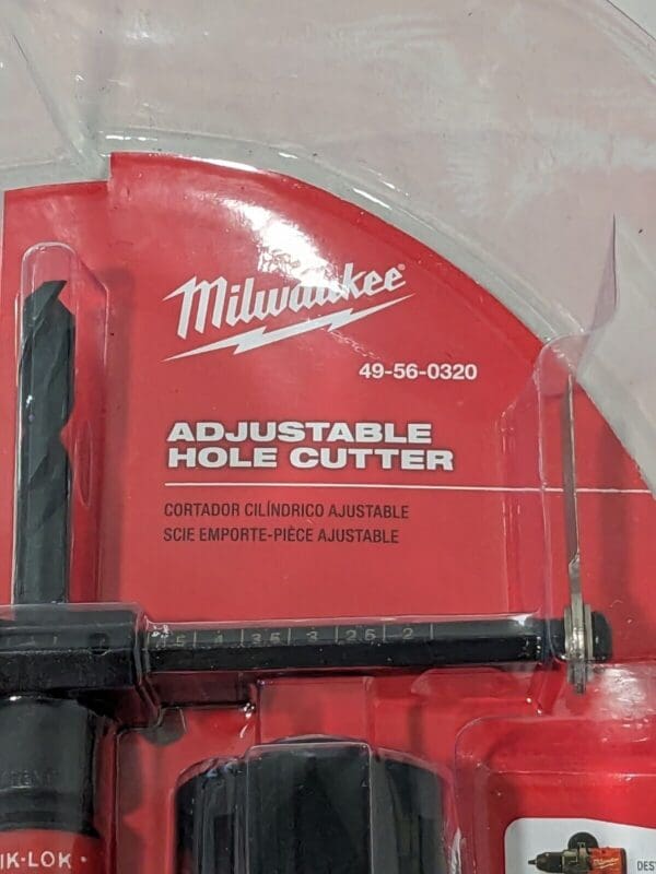 Milwaukee Circle Cutter Tool 2 to 7" Cutting Diam, 1" Cutting Depth 49-56-0320