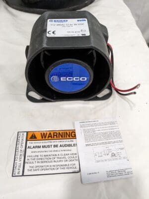 ECCO 800 Series Tonal Surface Mount Back-Up Alarm - 112 dB(A); 12-36VDC 850N