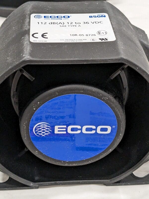 ECCO 800 Series Tonal Surface Mount Back-Up Alarm - 112 dB(A); 12-36VDC 850N