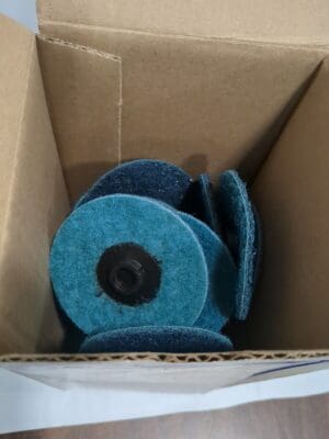 MERIT ABRASIVES 25pc Quick-Change Disc: Type S 3" Dia 08834166321