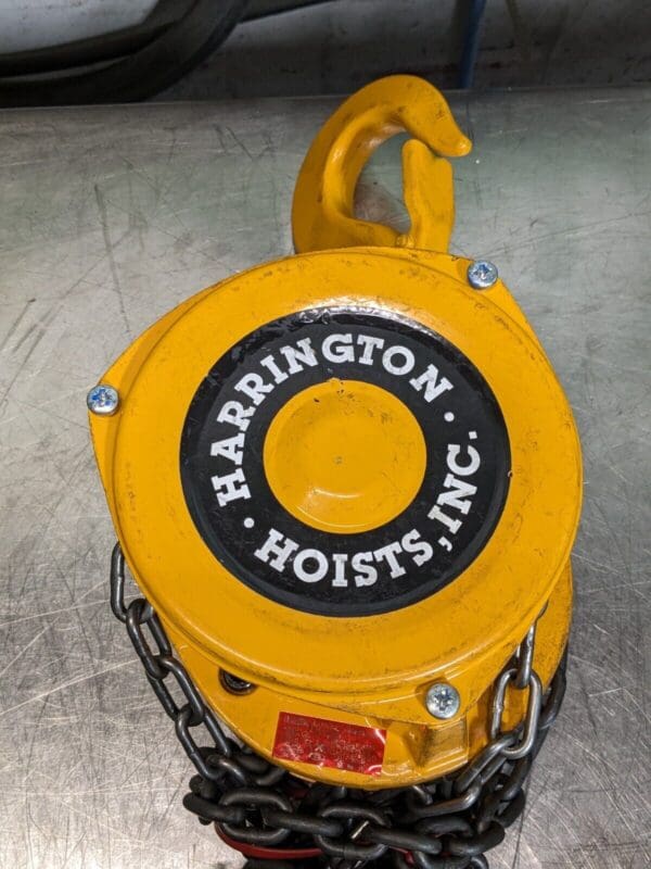 Harrington Manual Hand Chain Hoist 2 Ton Capacity 15 Ft. Max. Lift CF020-15