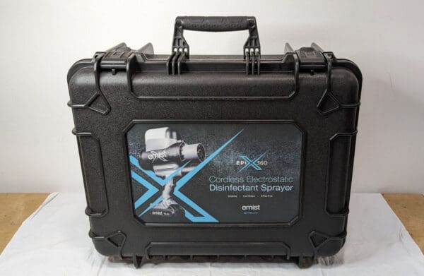 EMist Electrostatic Disinfectant Sprayer w/Case Batteries & Charger EPIX360