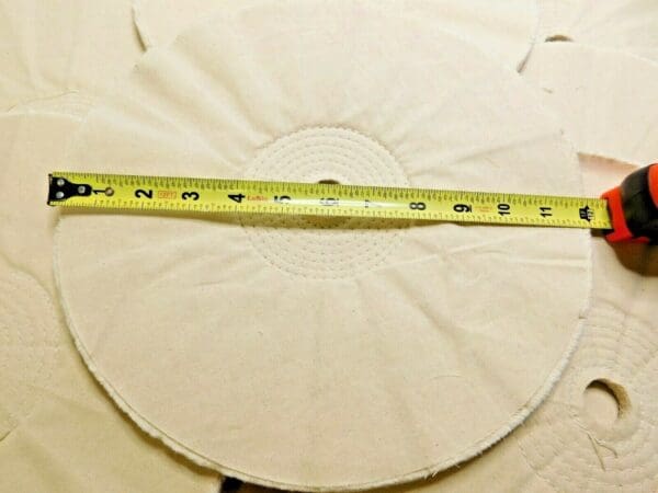 10 Unmounted Cotton Buffing Wheels 12" Diam x 1" Hole 49098460