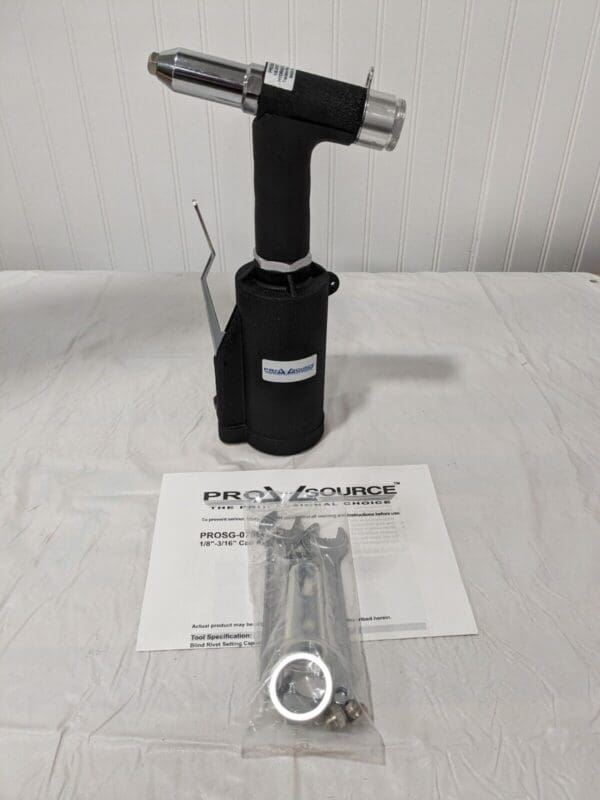 PRO-SOURCE Air Rivet Tool: 0.63" Stroke Length PROSG-0700A