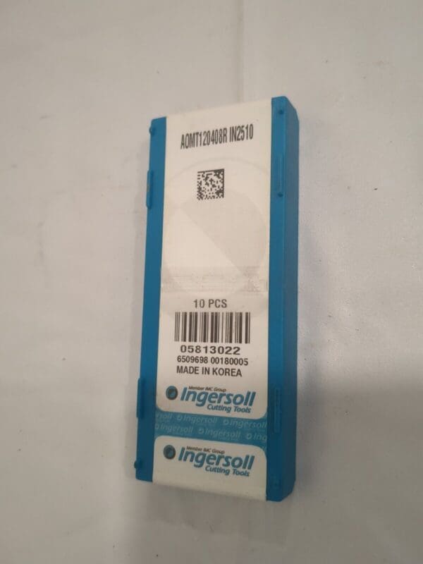 ingersoll Milling Insert 10pc: AOMT120408R IN2510, IN2510, Solid Carbide 5813022