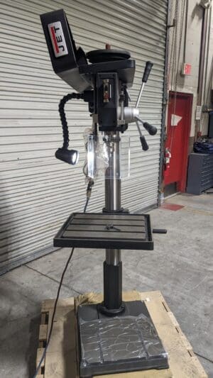 Jet 22" Industrial Floor Drill Press 12 Speed 1.5 HP 115/230v IDP-22 Damaged