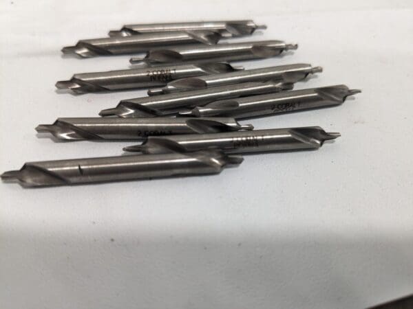 10pk Combo Drill & Countersink: #2, 3/16" Body Dia, Cobalt BC11P0002