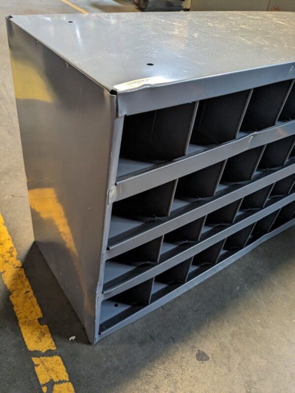 DURHAM 32 Open Bin Shelving Unit 33-3/4" OAW, 12" OAD, 19-1/4" OAH