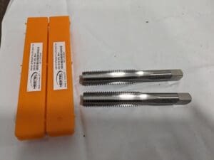 HERTEL Hand STI Tap 2pk: 3/8-16 UNC, H3, 4 Fl Bottoming Chamfer K007073AS