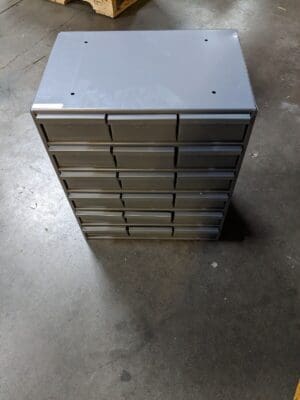 DURHAM 18 Drawer, Small Parts Steel Storage Cabinet 006-95