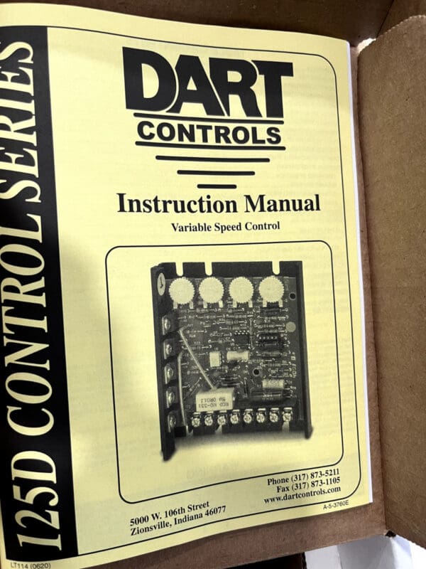 Dart Controls DC Motor: Open Enclosure, 1 hp, 25 Nameplate RPM