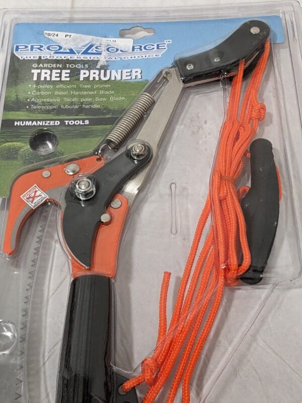 PRO-SOURCE Tree Pruner 5" Bld 4 Pulley Orange NO POLE SO2451-6