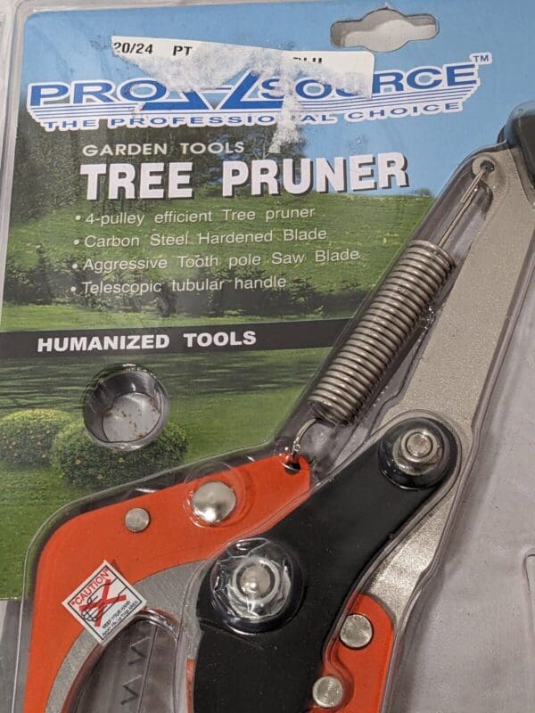 PRO-SOURCE Tree Pruner 5" Bld 4 Pulley Orange NO POLE SO2451-6