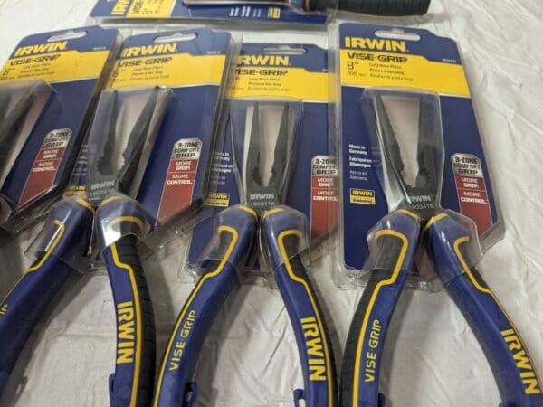 IRWIN VISE-GRIP 5pk Long Nose Pliers, 8-Inch 1902418