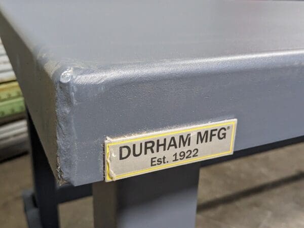 Durham Heavy Duty Work Bench Machine Table 72" L x 36" W x 34-3/16" H