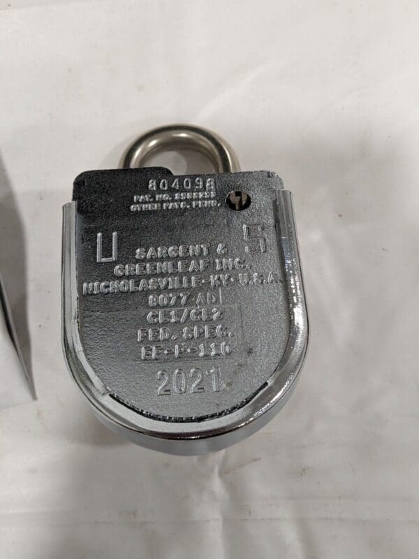 S&G Key Changing Combination Padlock W/Tool 8077-108-S&G