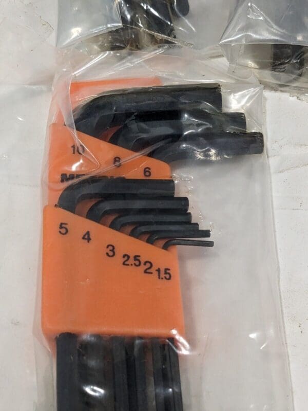 9 Pc Metric Long Arm Hex Key Set Qty 3 45659547