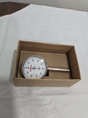 STARRETT Horizontal Dial Test Indicator: 0.2000" Max, 0-100 Dial Reading 50699