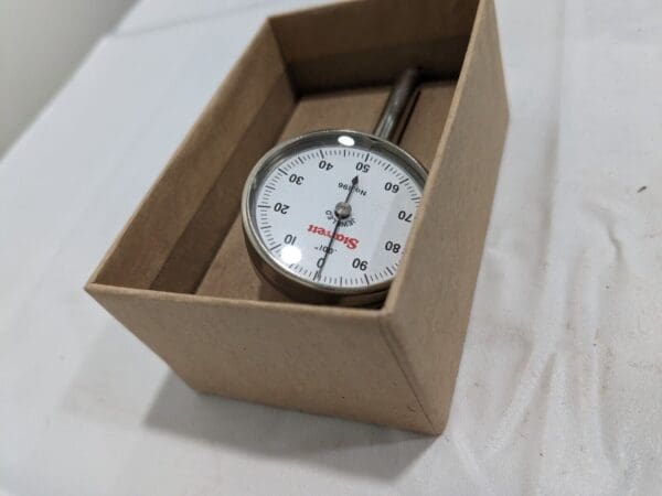 STARRETT Horizontal Dial Test Indicator: 0.2000" Max, 0-100 Dial Reading 50699