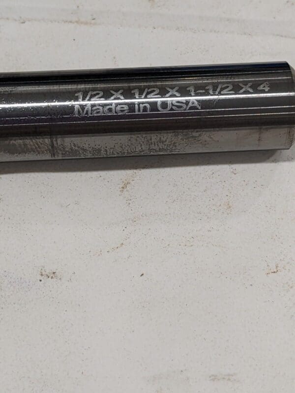 GWS Square End Mill: 1/2" Dia, 1-1/2" LOC, 3 FL 314865