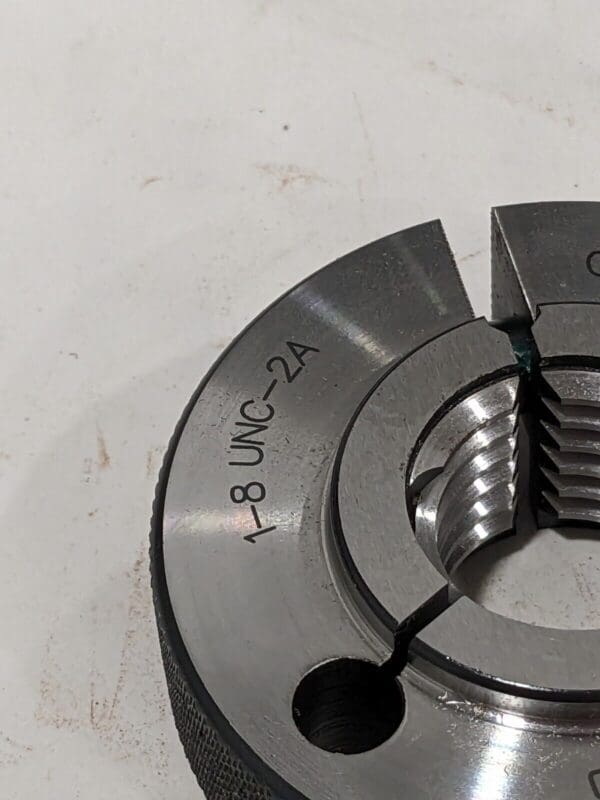 SPI Threaded Ring Gage: 1-8 Thread, Class 2A, Go 23-205-8