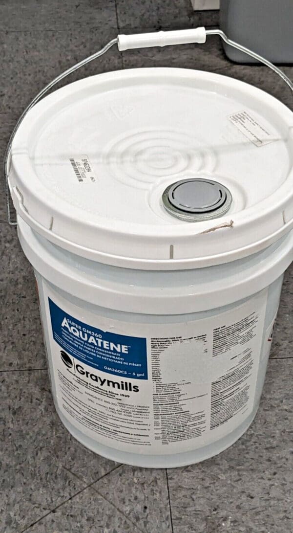 Graymills Super Aquatene 360 Parts Cleaning Fluid Concentrate 5 Gal Pail GM360C5